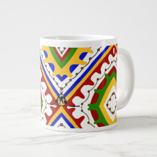 Sample pattern large coffee mug