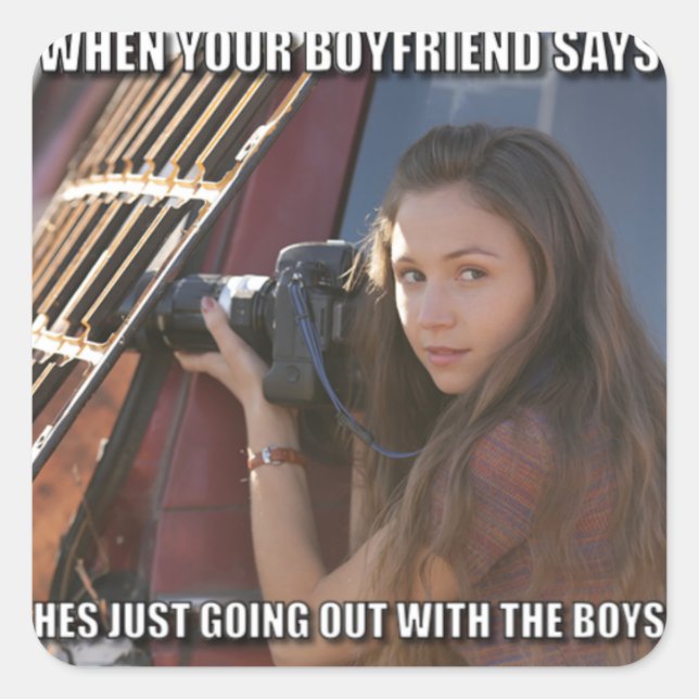 Sample Square Sticker (Front)