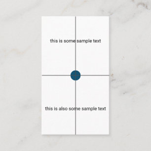 sample test business card