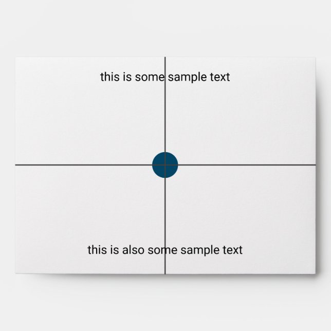 sample test envelope (Front)