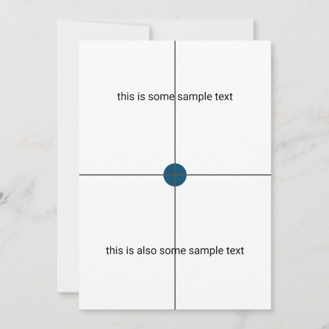 sample test invitation (Front)