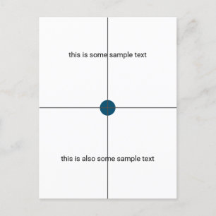 sample test invitation postcard