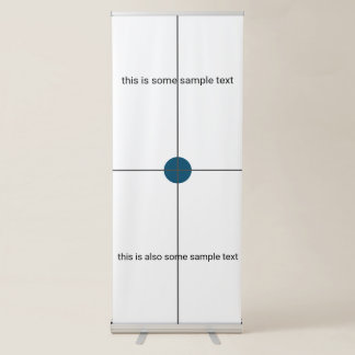 sample test retractable banner