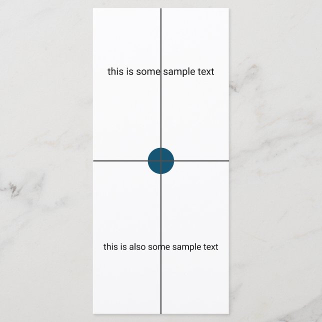 sample test Wedding Menu (Front)