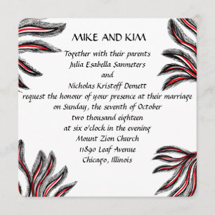 SAMPLE WEDDING INVITATION