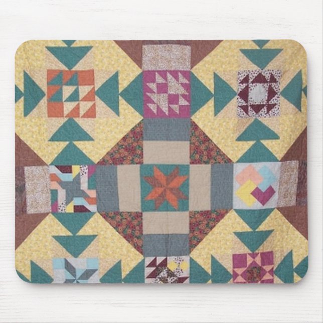 Sampler Quilt Mouse Mat (Front)