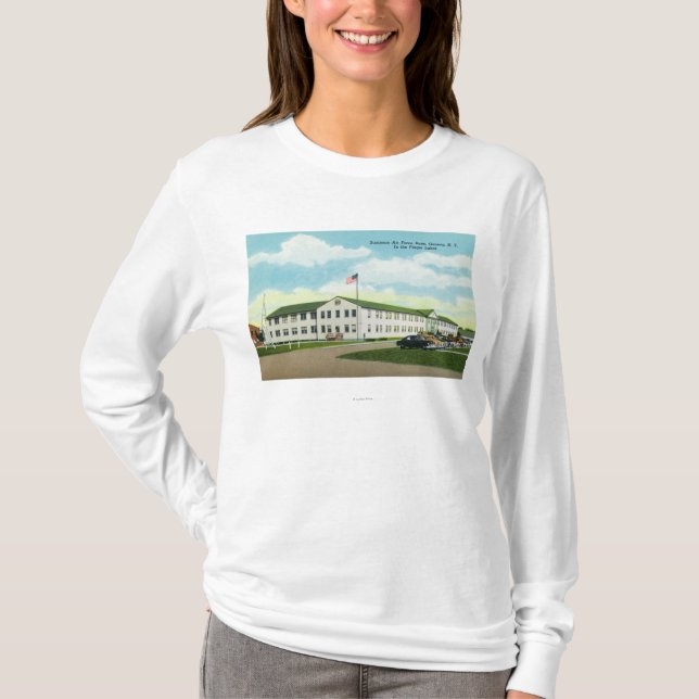 Sampson Air Force Base Building T-Shirt (Front)