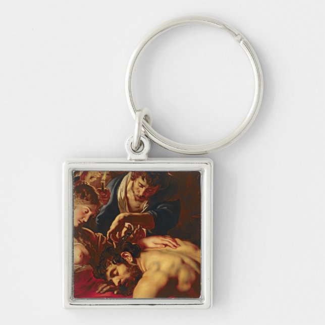 Samson and Delilah, c.1609 Key Ring (Front)
