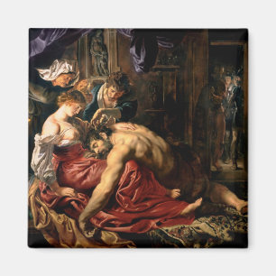 Samson and Delilah, c.1609 Magnet