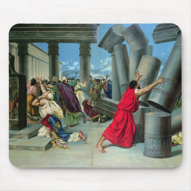 Samson and Delilah Mouse Mat (Front)