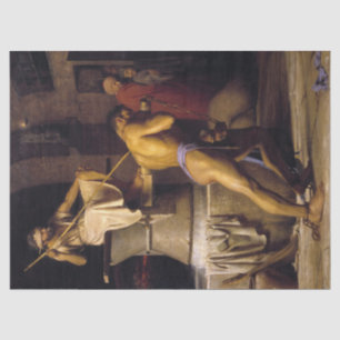 Samson and the Philistines by Carl Bloch Tissue Paper