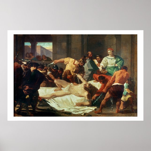 Samson betrayed by Delilah (oil on canvas) Poster (Front)