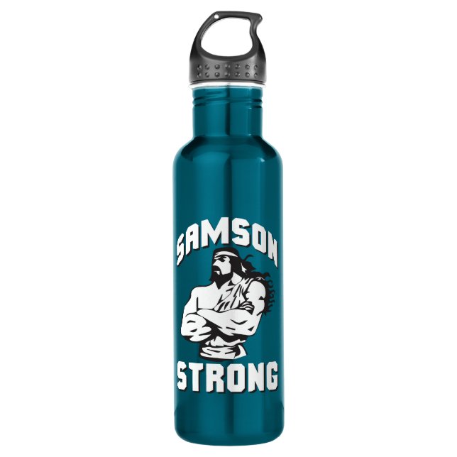 Samson Strong - Bodybuilding 710 Ml Water Bottle (Front)