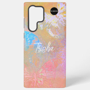 Samsung Case Butterfly Mix Distressed HAMbyWG