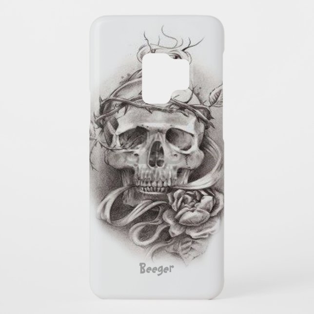 Samsung Galaxy bt - Skull with Crown of Thorns Case-Mate Samsung Galaxy Case (Back)