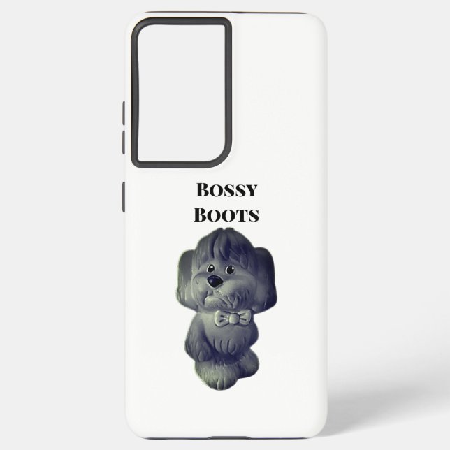 samsung galaxy s21 case Bossy Boots design (Back)