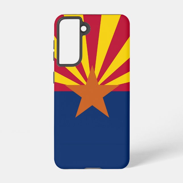 Samsung Galaxy S21 Case Flag of Arizona, U.S.A. (Back)