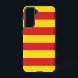 Samsung Galaxy S21 Case Flag of Catalonia<br><div class="desc">Add a touch of Catalonian pride to your everyday essentials with our exclusive Samsung Galaxy S21 case featuring the flag of Catalonia! Crafted with meticulous attention to detail, this phone case is more than just a functional item; it’s a celebration of Catalonia’s heritage and cultural pride. The vibrant design prominently...</div>
