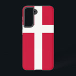 Samsung Galaxy S21 Case Flag of Denmark<br><div class="desc">Enhance your Samsung Galaxy S21 with our exclusive phone cover featuring the flag of Denmark! Crafted with meticulous attention to detail, this phone cover proudly showcases the iconic design of the Danish flag, featuring a red background with a white Scandinavian cross. Symbolising Denmark's rich history, cultural heritage, and national pride,...</div>