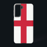 Samsung Galaxy S21 Case Flag of England<br><div class="desc">Introducing our Samsung Galaxy S21 case featuring the flag of England, designed to blend protection with a celebration of English heritage! Crafted with meticulous attention to detail, this case proudly displays the iconic St. George's Cross on a white background, symbolising England's history, tradition, and national pride. Whether you're commuting, travelling,...</div>