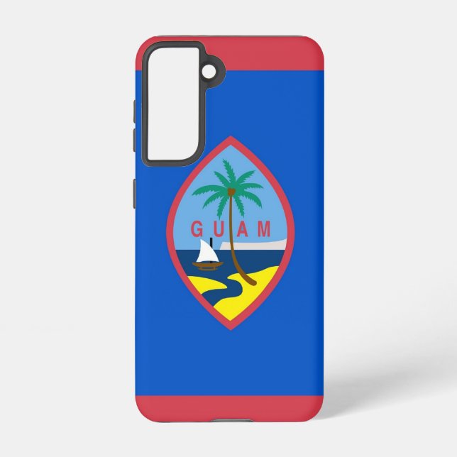 Samsung Galaxy S21 Case Flag of Guam, U.S.A. (Back)