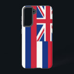 Samsung Galaxy S21 Case Flag of Hawaii, U.S.A.<br><div class="desc">Add a vibrant touch of Hawaiian spirit to your smartphone with our exclusive Samsung Galaxy S21 cover featuring the flag of Hawaii! Crafted with meticulous attention to detail, this phone cover is more than just functional; it's a celebration of Hawaiian heritage and cultural pride. The bold design proudly showcases the...</div>