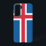 Samsung Galaxy S21 Case Flag of Iceland<br><div class="desc">Protect your Samsung Galaxy S21 with this sleek and durable case featuring the flag of Iceland! Designed for both style and protection, this phone case proudly showcases the bold and vibrant colours of the Icelandic flag, making it an ideal choice for those who love Iceland. Its lightweight yet sturdy construction...</div>