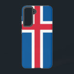 Samsung Galaxy S21 Case Flag of Iceland<br><div class="desc">Protect your Samsung Galaxy S21 with this sleek and durable case featuring the flag of Iceland! Designed for both style and protection, this phone case proudly showcases the bold and vibrant colours of the Icelandic flag, making it an ideal choice for those who love Iceland. Its lightweight yet sturdy construction...</div>