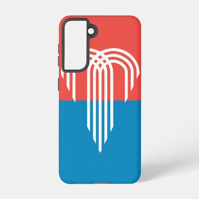 Samsung Galaxy S21 Case Flag of Kansas City, USA (Back)