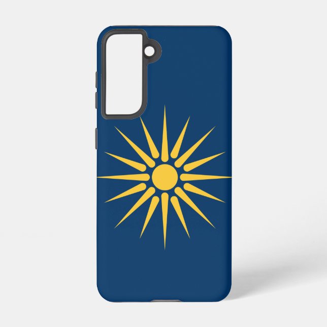 Samsung Galaxy S21 Case Flag of Macedonia, Greece (Back)