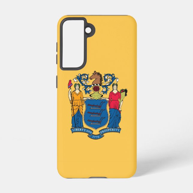 Samsung Galaxy S21 Case Flag of New Jersey (Back)