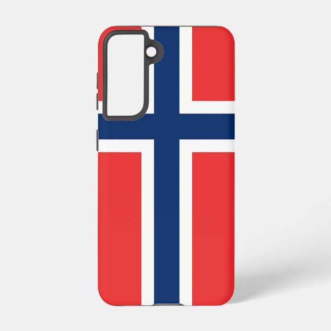 Samsung Galaxy S21 Case Flag of Norway (Back)