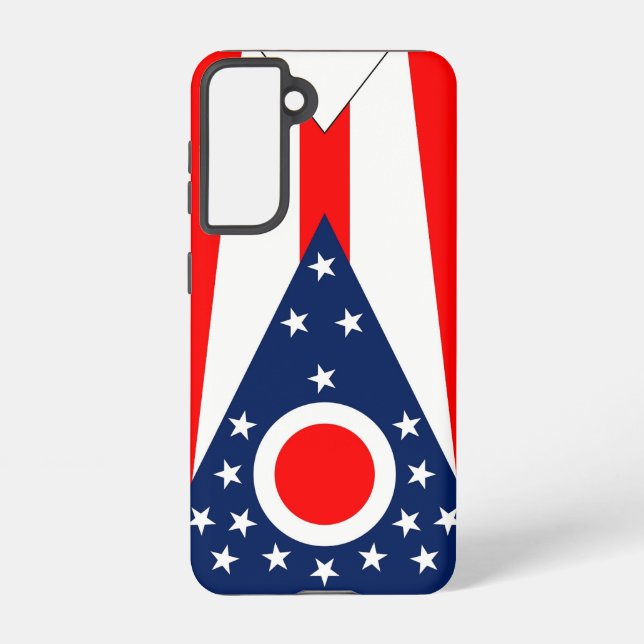 Samsung Galaxy S21 Case Flag of Ohio (Back)