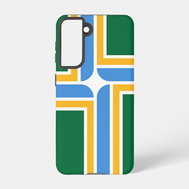 Samsung Galaxy S21 Case Flag of Portland (Back)