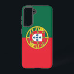 Samsung Galaxy S21 Case Flag of Portugal<br><div class="desc">Transform your Samsung Galaxy S21 into a celebration of Portuguese heritage with our exclusive cover featuring the flag of Portugal! Crafted with precision and pride, this phone cover boldly showcases the iconic colours and emblem of the Portuguese flag, symbolising the nation's rich history and cultural identity. Whether you're attending cultural...</div>