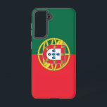 Samsung Galaxy S21 Case Flag of Portugal<br><div class="desc">Transform your Samsung Galaxy S21 into a celebration of Portuguese heritage with our exclusive cover featuring the flag of Portugal! Crafted with precision and pride, this phone cover boldly showcases the iconic colours and emblem of the Portuguese flag, symbolising the nation's rich history and cultural identity. Whether you're attending cultural...</div>