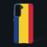 Samsung Galaxy S21 Case Flag of Romania<br><div class="desc">Transform your Samsung Galaxy S21 into a celebration of Romanian heritage with our exclusive cover featuring the flag of Romania! Crafted with precision and pride, this phone cover boldly showcases the iconic colours and emblem of the Romanian flag, symbolising the nation's rich history and cultural identity. Whether you're attending cultural...</div>