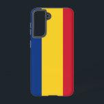 Samsung Galaxy S21 Case Flag of Romania<br><div class="desc">Transform your Samsung Galaxy S21 into a celebration of Romanian heritage with our exclusive cover featuring the flag of Romania! Crafted with precision and pride, this phone cover boldly showcases the iconic colours and emblem of the Romanian flag, symbolising the nation's rich history and cultural identity. Whether you're attending cultural...</div>
