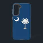 Samsung Galaxy S21 Case Flag of South Carolina<br><div class="desc">Elegant and Stylish Samsung Galaxy S21 Case with Flag of South Carolina State,  United States of America. This product its customisable.</div>
