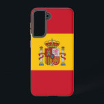 Samsung Galaxy S21 Case Flag of Spain<br><div class="desc">Introducing our Samsung Galaxy S21 cover featuring the flag of Spain, designed to blend protection with a celebration of Spanish heritage. Crafted with meticulous attention to detail, this cover proudly displays the bold red and yellow stripes of the Spanish flag, symbolising the nation's history, culture, and unity. Whether you're commuting,...</div>