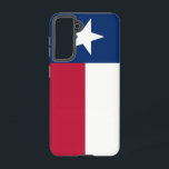 Samsung Galaxy S21 Case Flag of Texas<br><div class="desc">Elevate your Samsung Galaxy S21 with our exclusive phone cover featuring the flag of Texas! Crafted with meticulous attention to detail, this phone cover celebrates Texan heritage and cultural pride. The bold design prominently displays the iconic Lone Star flag, symbolising the state's rich history, unity, and independant spirit. Whether you're...</div>
