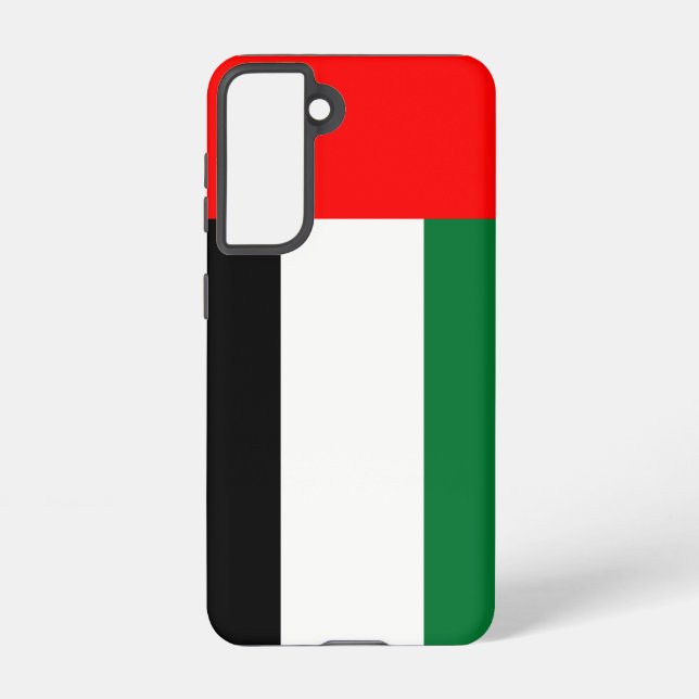 Samsung Galaxy S21 Case Flag of U A E (Back)