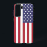 Samsung Galaxy S21 Case Flag of U.S.A.<br><div class="desc">Transform your Samsung Galaxy S21 into a proud symbol of American heritage with our exclusive phone cover featuring the flag of the United States! Crafted with meticulous attention to detail, this phone cover goes beyond functionality; it celebrates the rich history and unity represented by the stars and stripes. The iconic...</div>