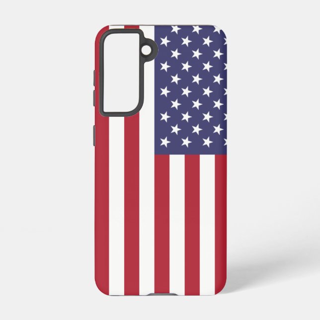 Samsung Galaxy S21 Case Flag of U.S.A. (Back)