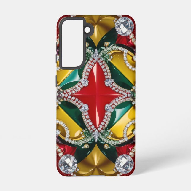 Samsung Galaxy S21 Case Los Angeles Colours (Back)