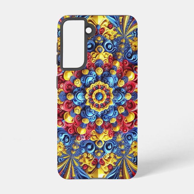 Samsung Galaxy S21 Case Romanian Colours (Back)