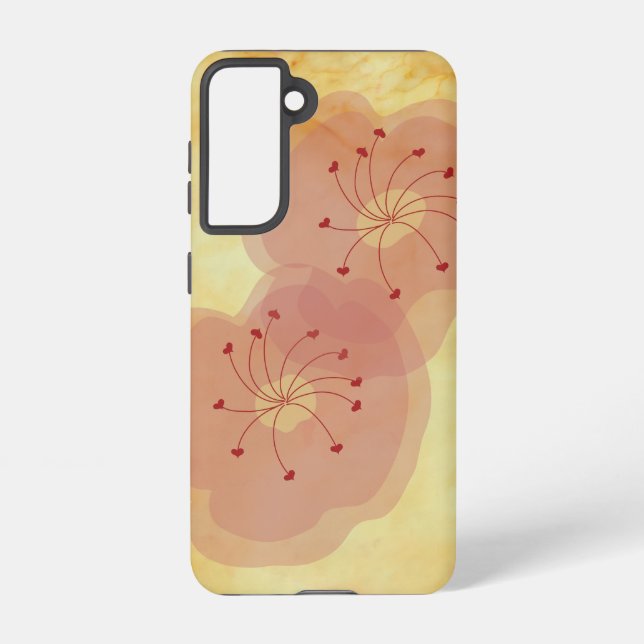 Samsung Galaxy S21 Floral Phone Case (Back)