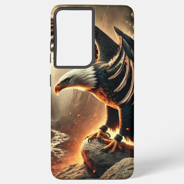 Samsung Galaxy S21 Plus Case American Eagle (Back)