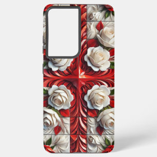 Samsung Galaxy S21 Plus Case English Roses