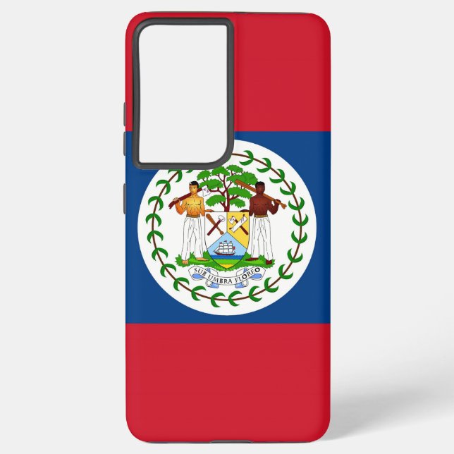 Samsung Galaxy S21 Plus Case flag of Belise (Back)